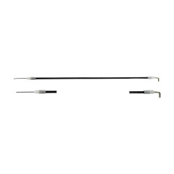 CHICOTE CERRADURA NS MARCH 11-20 44 CM PARA SEGURO DE PUERTA BRA GENERICA Derecho Trasera