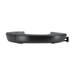 MANIJA EXTERIOR CON HOYO PARA LLAVE/SIN HOYO PARA LLAVE SIN SENSOR 1 PIEZA PARA LLAVE OCULTA LISA NEGRA PLASTICO TWN HUSHAN 7P6837206BGRU/7P6837880GRU/7P6839168AGRU Derecho Delantera/Trasera