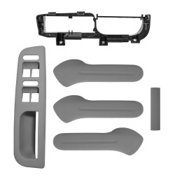 MANIJA INTERIOR VW JETTA A4 99-05/CLASICO 08-15/GOLF 00-06 JALADERA 5 PIEZAS LISA GRIS PLASTICO SOLO MANGO CHIN CHN MANIJAUTO Derecho/Izquierdo