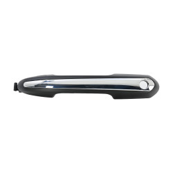 MANIJA EXTERIOR TY RAV4 19-25 TY HIGHLANDER 20-25 CON HOYO PARA LLAVE CON SENSOR 1 PIEZA 2 PINS LISA NEGRA/CROMO PLASTICO TWN HUSHAN 692100R080C0/6921030380C2 Izquierdo Delantera