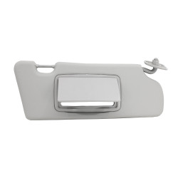 VISERA FD COURIER 01-10/IKON 01-07/FIESTA 97-02 1 PIEZA CON ESPEJO SIN LUZ GRIS CLARO VINIPIEL BRA GENERICA TIPO ORIGINAL Derecho Delantera