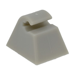 VISERA SOLO GANCHO 1 PIEZA GRIS PLASTICO CHIN MANIJAUTO 1438336 TIPO ORIGINAL Derecho/Izquierdo