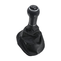 PERILLA VW JETTA 05-11 VW GOLF 05-11 FUNDA CON PERILLA NEGRO/PLATA 5 VELOCIDADES VINIPIEL CHN