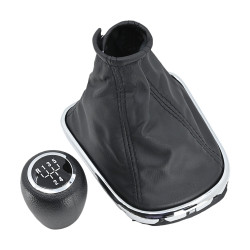 PERILLA FUNDA CON PERILLA NEGRO/PLATA 5 VELOCIDADES VINIPIEL TIPO ORIGINAL CHN