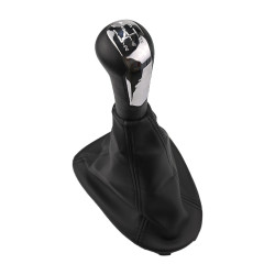 PERILLA CV BEAT HATCHBACK/SEDAN 18-21 CV SPARK 11-21 DE PALANCA NEGRO FILO CROMADO CORRUGADA CON FUNDA PLASTICO CHN Delantera