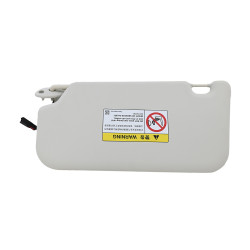 VISERA FD FOCUS SEDAN 12-18 FD FOCUS HATCHBACK 12-18 1 PIEZA CON ESPEJO CON LUZ GRIS CLARO PLASTICO 2 PINS CHIN GENERICA TIPO ORIGINAL Derecho Delantera