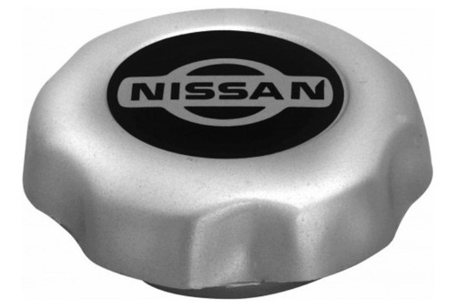 TAPON RIN NISSAN Frontier Metalico GRIS (Alto 3.2 cm.)