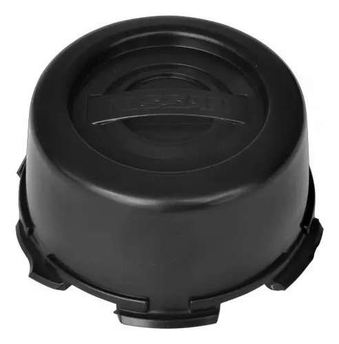 TAPACUBO RIN NISSAN Camta. D22 Mod. 09-13 *6 Birlos Plastico Negro Ø=10 cm Alto 5.5 cm (Jgo. 4 pzas)