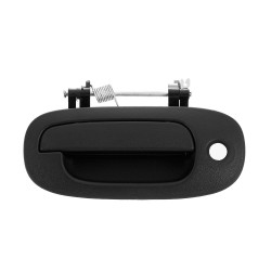 MANIJA EXTERIOR DG DAKOTA 97-99 CON HOYO PARA LLAVE CORRUGADA NEGRA PLASTICO TWN HUSHAN 55075941AB Izquierdo Delantera