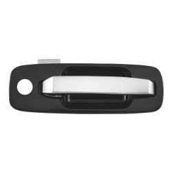 MANIJA EXTERIOR NS X-TRAIL 02-07 CON HOYO PARA LLAVE NEGRA/CROMO PLASTICO TWN HUSHAN 80606-YH000-23 Derecho Delantera