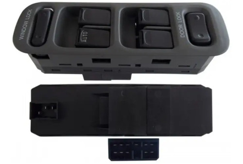 CONTROL MAESTRO Elevadores y Seguro CHEVROLET Geo Tracker 99-06 SUZUKI Vitara 99-06 con Bisel *3+10 Pin 6 Teclas