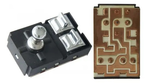 CONTROL ASIENTO FORD Cromado *8 Pin 3 Teclas