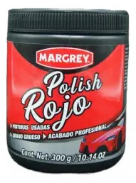 PULIMENTO MARGREY Linea Amarilla Polish Rojo *GRANO GRUESO 300 gr