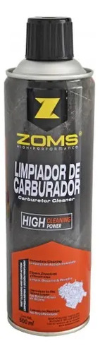 LIMPIADOR DE CARBURADOR ZOMS 500ml