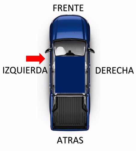 99-06 Gmc Sierra Espejo Manual Corrugado Lado Izquierdo