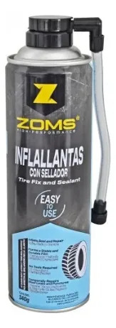 INFLALLANTAS ZOMS con Sellador 340g