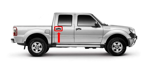 10-12 Ford Ranger Manija Exterior Trasera Derecha Corrugada
