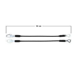 CABLES DE TAPA FD LOBO 09-14 JUEGO 50 CM MEX GENERICA Derecho/Izquierdo