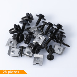 GRAPA KIT DE INSTALACION 28 GENERICA BRA Derecho/Izquierdo Delantera Fascia Delantera