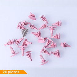 GRAPA KIT DE INSTALACION 25 SUJEAUTO BRA Derecho Trasera Hule de puerta