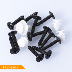 GRAPA KIT DE INSTALACION 16 GENERICA BRA Derecho/Izquierdo Delantera Tapiceria