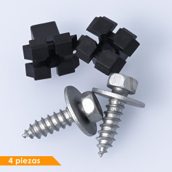 GRAPA CV CHEVY 94-03 CV CHEVY JOY / POP / SWING / PICK UP 94-03 KIT DE INSTALACION 4 GENERICA BRA Delantera Parrilla