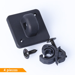 GRAPA KIT DE INSTALACION 4 GENERICA BRA Delantera Varilla de cofre