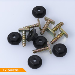 GRAPA CV CHEVY 94-12 CV CHEVY PICK UP 94-03 KIT DE INSTALACION 4 GENERICA BRA Derecho/Izquierdo Delantera Moldura De Arco Para Salpicadero