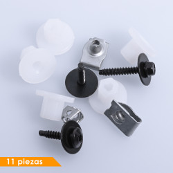 (11 PZ) KIT GRAPAS GUARDAFANGO TRASERA CV TRACKR 20-24