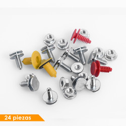 (24 PZ) KIT GRAPAS MOLDURA ARCO FT UNO 11-21