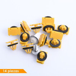 (14 PZ) KIT GRAPAS MOLDURA ARCO TRASERA RAN 700 23-24