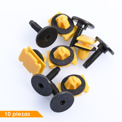 (10 PZ) KIT GRAPAS MOLDURA LATERAL DE BATEA RAN 700 23-24