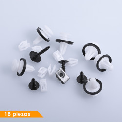 (18 PZ) KIT GRAPAS TAPICERIA PANEL DE PUERTA FD FCUS 15-22