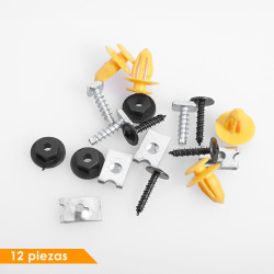 (18 PZ) KIT GRAPAS MOLDURA ARCO FD ECSPORT 03-12