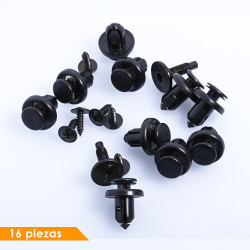 (18 PZ) KIT GRAPAS PARRILLA HD CVIC 12-15