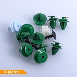 (14 PZ) KIT GRAPAS TAPICERIA PANEL DE PUERTA DELANTERA HY CRETA 19-22