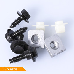 GRAPA KIT DE INSTALACION 8 GENERICA BRA Derecho/Izquierdo Delantera Faros