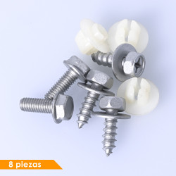 GRAPA KIT DE INSTALACION 8 GENERICA BRA Derecho/Izquierdo Delantera Faros