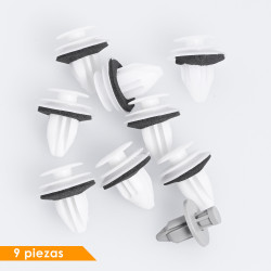 GRAPA KIT DE INSTALACION 9 GENERICA BRA Derecho/Izquierdo Delantera Tapiceria