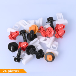 GRAPA KIT DE INSTALACION 24 GENERICA BRA Derecho/Izquierdo Delantera Moldura De Arco Para Salpicadero
