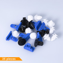 GRAPA KIT DE INSTALACION 25 GENERICA BRA Derecho/Izquierdo Delantera Moldura De Arco Para Salpicadero