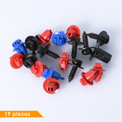 GRAPA KIT DE INSTALACION 19 GENERICA BRA Derecho/Izquierdo Trasera Moldura De Arco Para Salpicadero