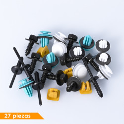GRAPA KIT DE INSTALACION 27 GENERICA BRA Derecho/Izquierdo Trasera Moldura De Arco Para Salpicadero