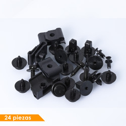 GRAPA KIT DE INSTALACION 24 GENERICA BRA Derecho/Izquierdo Delantera Tolva Interior De Salpicadero