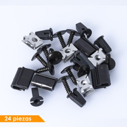 (24 PZ) KIT GRAPAS GUARDAFANGO VW GOL 13-16