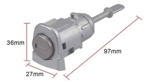 10-18 Volkswagen Saveiro Chapa Puerta Delantera Con Llave