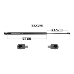 AMORTIGUADOR 5TA PUERTA HD CR-V 07-11 62.5 37 21.5 ENTRADA TIPO 9 ENTRADA 2 TIPO 9 480 107.91 48.95 540 121.4 55.07 SPART 5826 TUR Derecho/Izquierdo
