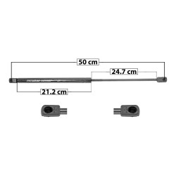 AMORTIGUADOR 5TA PUERTA MN MINI COOPER XUV/HATCHBACK 02-06 50 21.2 24.7 ENTRADA TIPO 9 ENTRADA 2 TIPO 9 300 67.44 30.59 360 80.93 36.71 SPART SP-7632 TWN TUR Derecho/Izquierdo