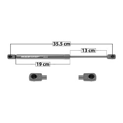 AMORTIGUADOR VIDRIO 5TA PUERTA HD CR-V 02-06 35.5 19 13 ENTRADA TIPO 9 ENTRADA 2 TIPO 9 150 33.72 15.3 90 20.23 9.18 SPART 8715 TUR Derecho/Izquierdo