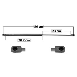 AMORTIGUADOR 5TA PUERTA AD A3 QUATTRO/COUNTRYMAN R60 13-16 56 28.7 23 ENTRADA TIPO 9 ENTRADA 2 TIPO 9 420 94.42 42.83 480 107.91 48.95 SPART SP-6778 TUR Derecho/Izquierdo